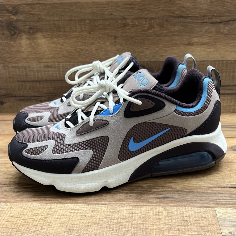 Nike Air Max Sneakers in Brown, Black, and Blue